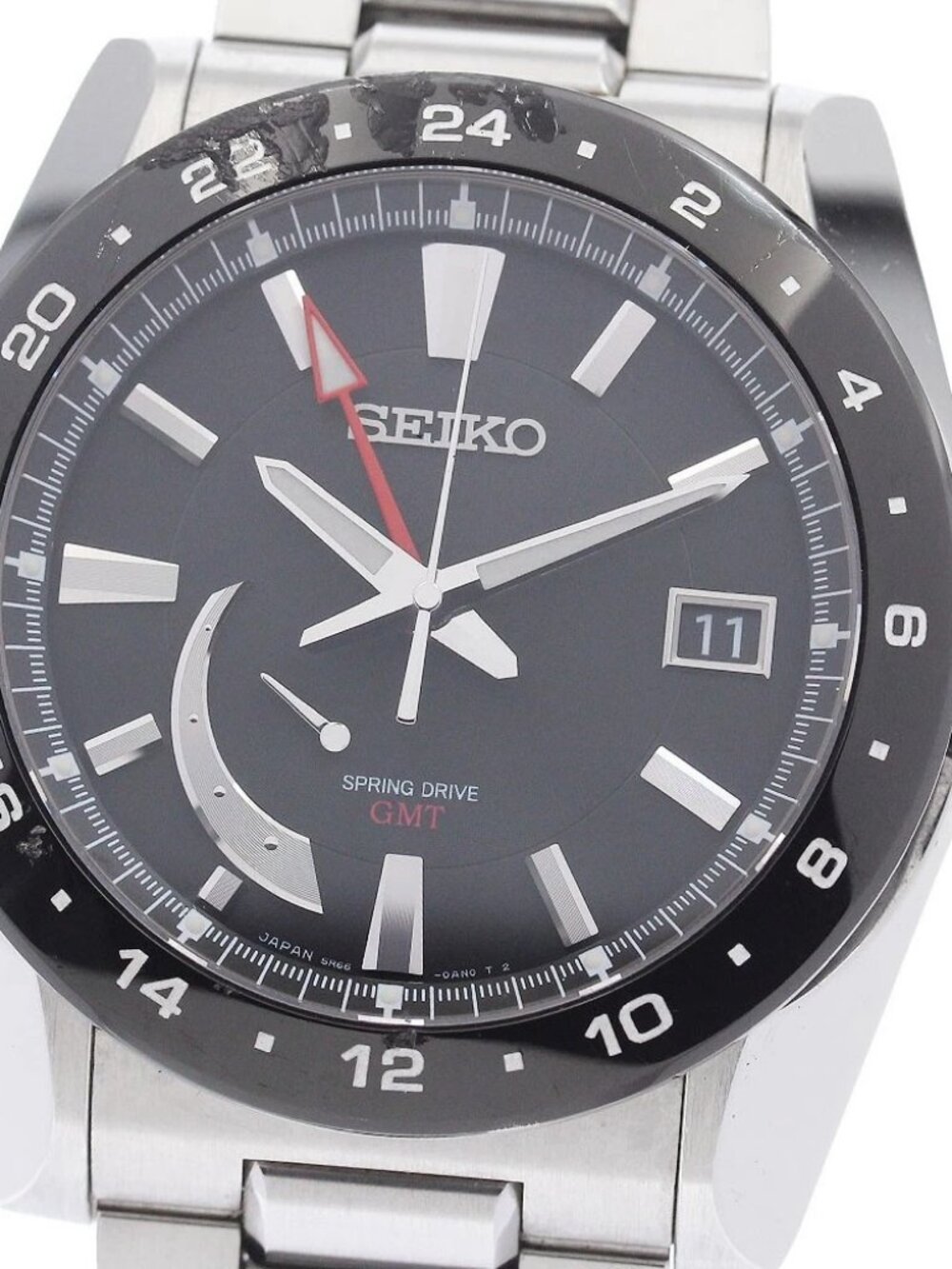 SEIKO Brights Ananta SAEA005/5R66-0AR0 GMT black Dial Spring drive Men's_